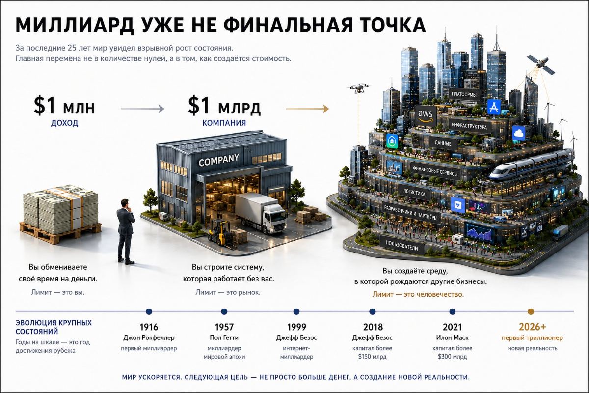Миллиард уже не финальная точка
