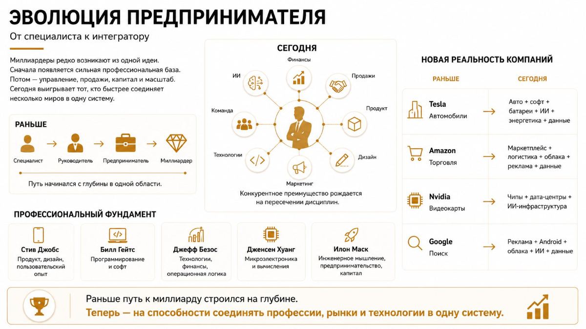 Эволюция предпринимателя