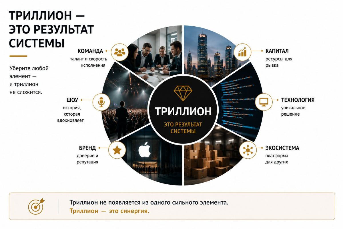 Экспоненты триллиона