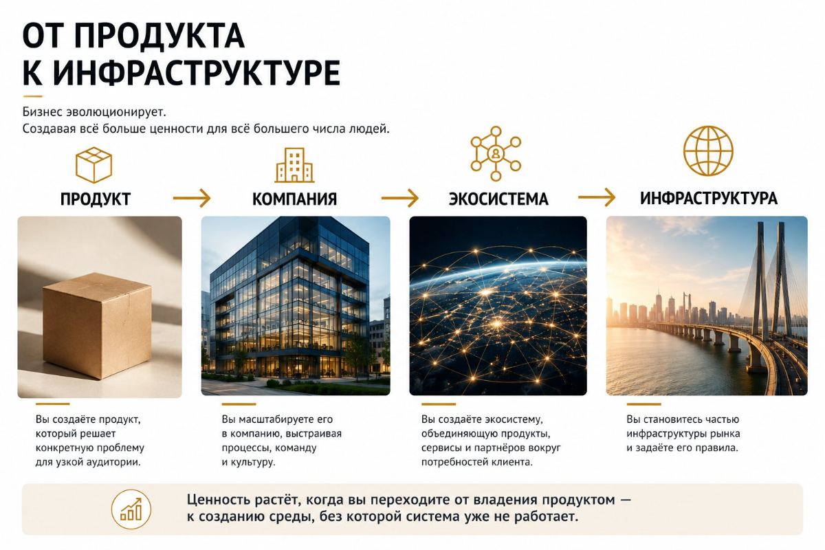 От продукта к инфраструктуре